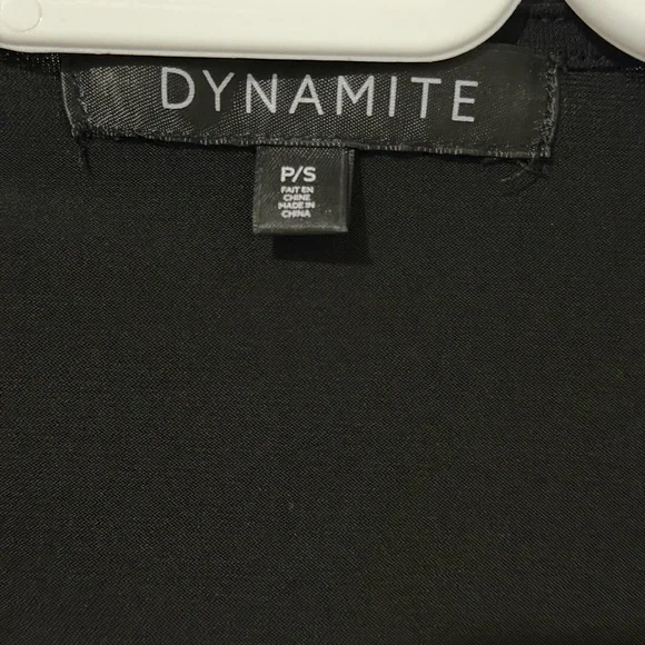 Dynamite Black Long Sleeve Cutout Maxi Dress - Picture 4 of 4